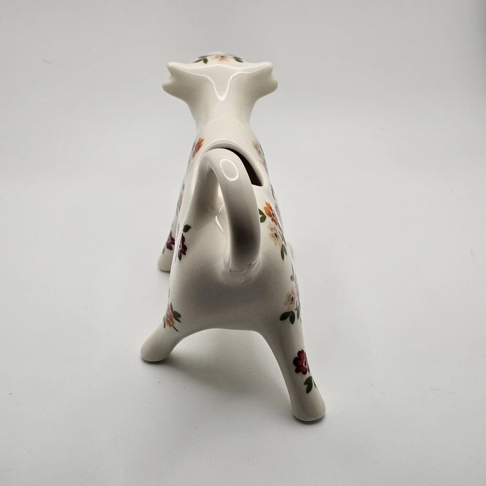 Rare Pioneer Woman Posey Fall Flower Cow Creamer 